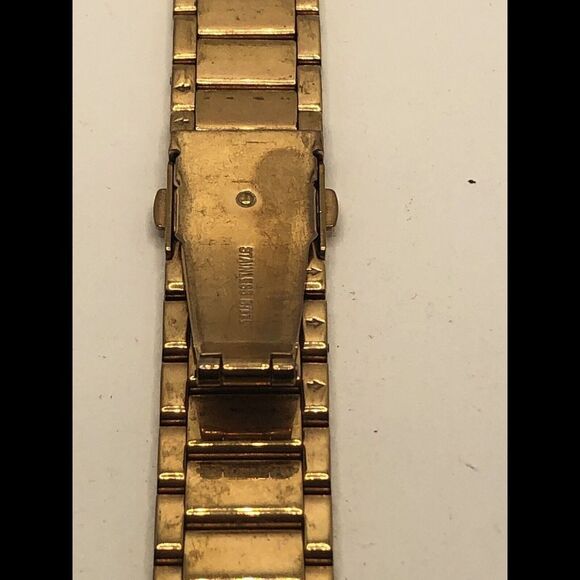 Michael Kors Watch Parts Links Partial Band Clasp Silver-tone 18mm PJ378 - Picture 9 of 12